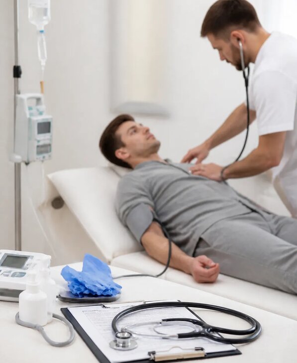 Квалифицированная врачебная помощь при похмельном синдроме в Чистополе